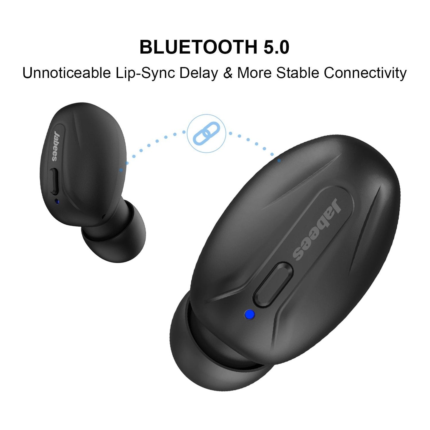 Beeing - Wireless Earbuds with QI-Enabled Wireless charging case