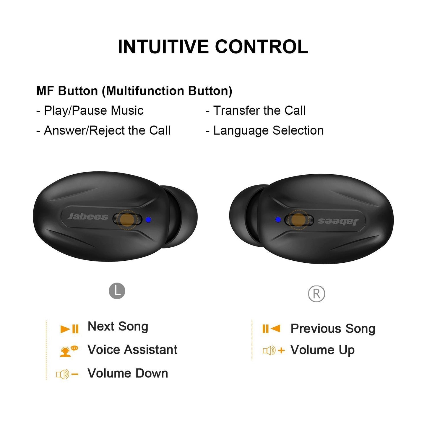 Beeing - Wireless Earbuds with QI-Enabled Wireless charging case