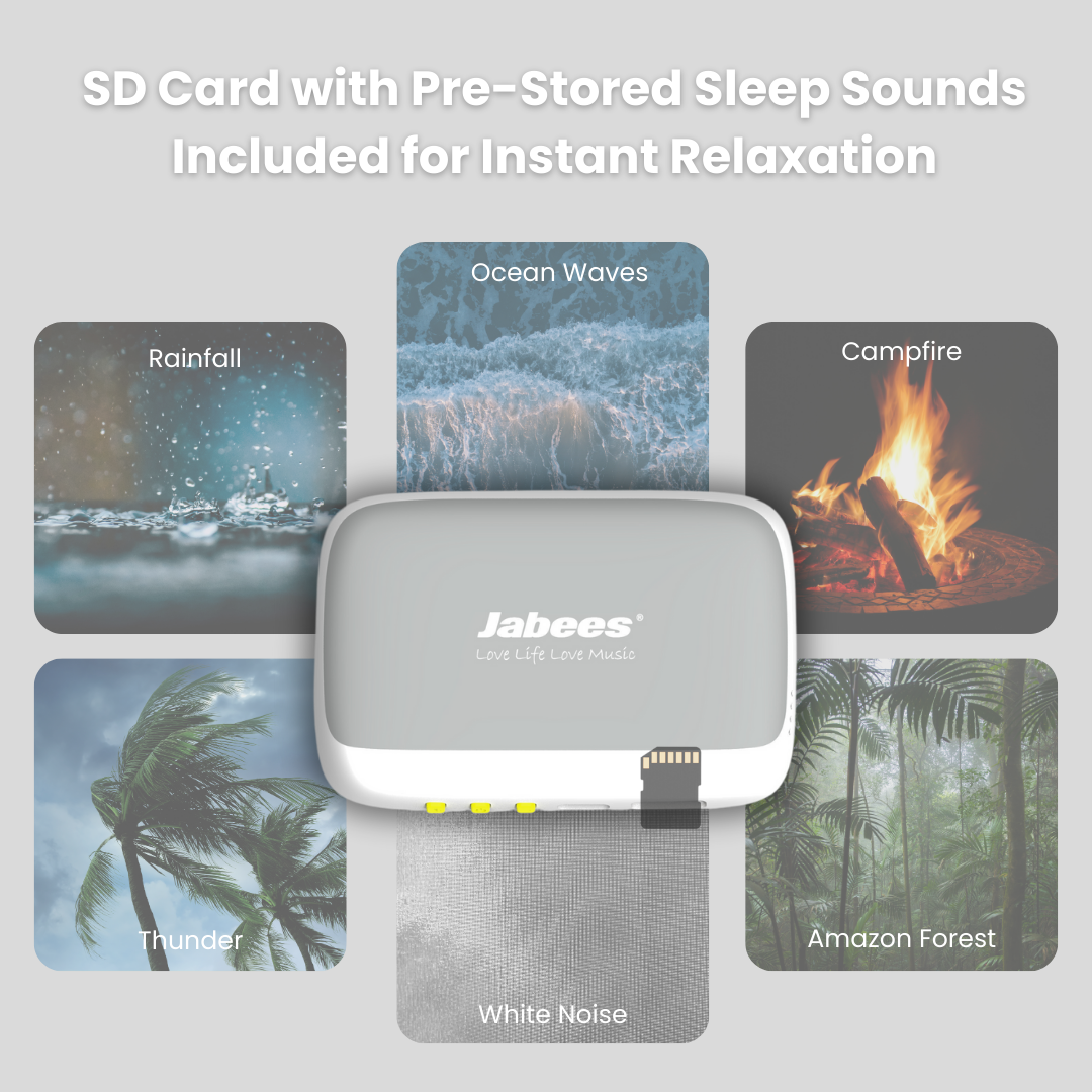 Jabees PEACE Pillow Speaker - speaker for Comfortable and Healthy Bedtime Audio